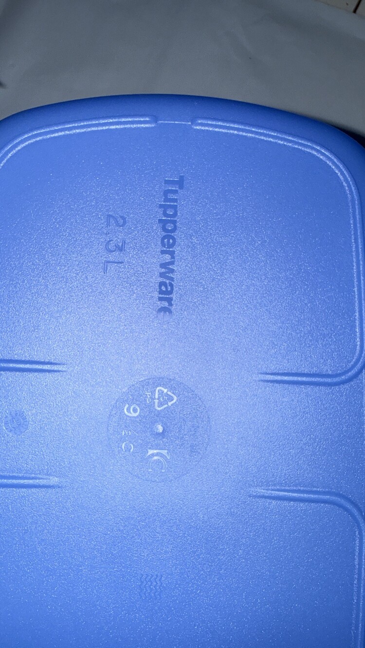 Tupperware Modular Mates Rectangular Container Blue - Picture 3 of 3